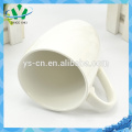 Keramik plain weiß tassen Großhandel